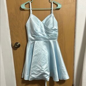 Light Blue Homecoming Dress